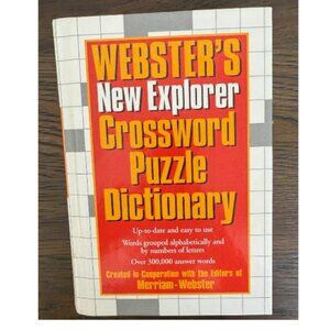 Webster’s New Explorer Crossword Puzzle Dictionary – 300,000 Words – Merriam-Web